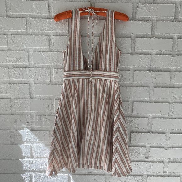 Lulu's | Spring Striped Halter Dress Small - Picture 2 of 7